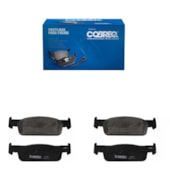 KIT 4 PASTILHA FREIO DIANTEIRO RENAULT LOGAN SANDERO AUTHENTIQUE DYNAMIQUE EXPRESSION 2014 SANDERO 1.6 16V STEPWAY 2020 - COBREQ