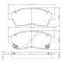 KIT 4 PASTILHA FREIO DIANTEIRO TOYOTA CAMRY 2.2 92/01 COROLLA 1.8 DX 99/02 COROLLA LE/SW 91/02 CORONA 2.0 92/01 - COBREQ
