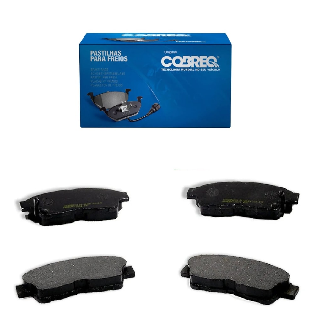 KIT 4 PASTILHA FREIO DIANTEIRO TOYOTA CAMRY 2.2 92/01 COROLLA 1.8 DX 99/02 COROLLA LE/SW 91/02 CORONA 2.0 92/01 - COBREQ KIT 4 PASTILHA FREIO DIANTEIRO TOYOTA CAMRY 2.2 92/01 COROLLA 1.8 DX 99/02 COROLLA LE/SW 91/02 CORONA 2.0 92/01 - COBREQ
