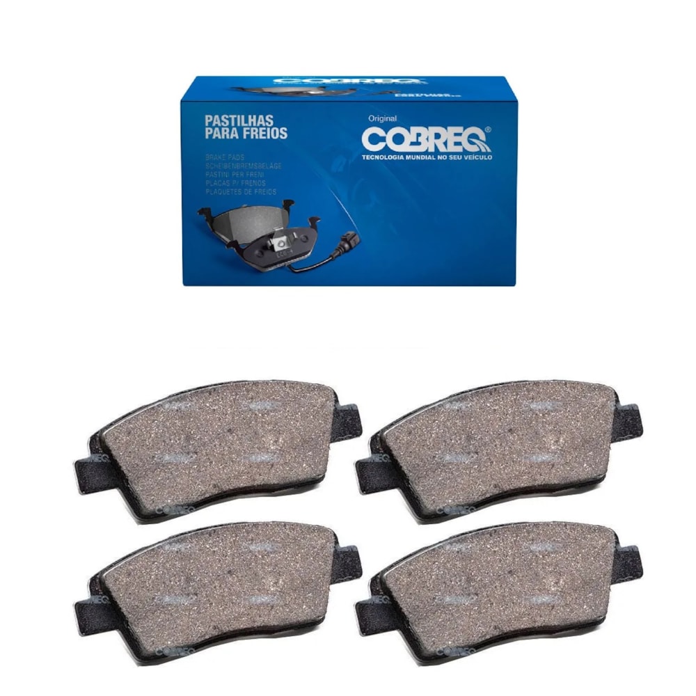 KIT 4 PASTILHA FREIO DIANTEIRO TOYOTA ETIOS HATCH / SEDAN / 2012 / YARIS HATCH / SEDAN / 2019 - COBREQ KIT 4 PASTILHA FREIO DIANTEIRO TOYOTA ETIOS HATCH / SEDAN / 2012 / YARIS HATCH / SEDAN / 2019 - COBREQ