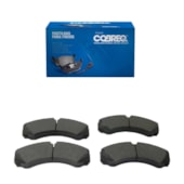 KIT 4 PASTILHA FREIO DIANTEIRO / TRASEIRO IVECO DAILY 49 2012 / FURGAO / VAN 1997 / DAILY 35 2010 / DAILY 35S 2014 - COBREQ