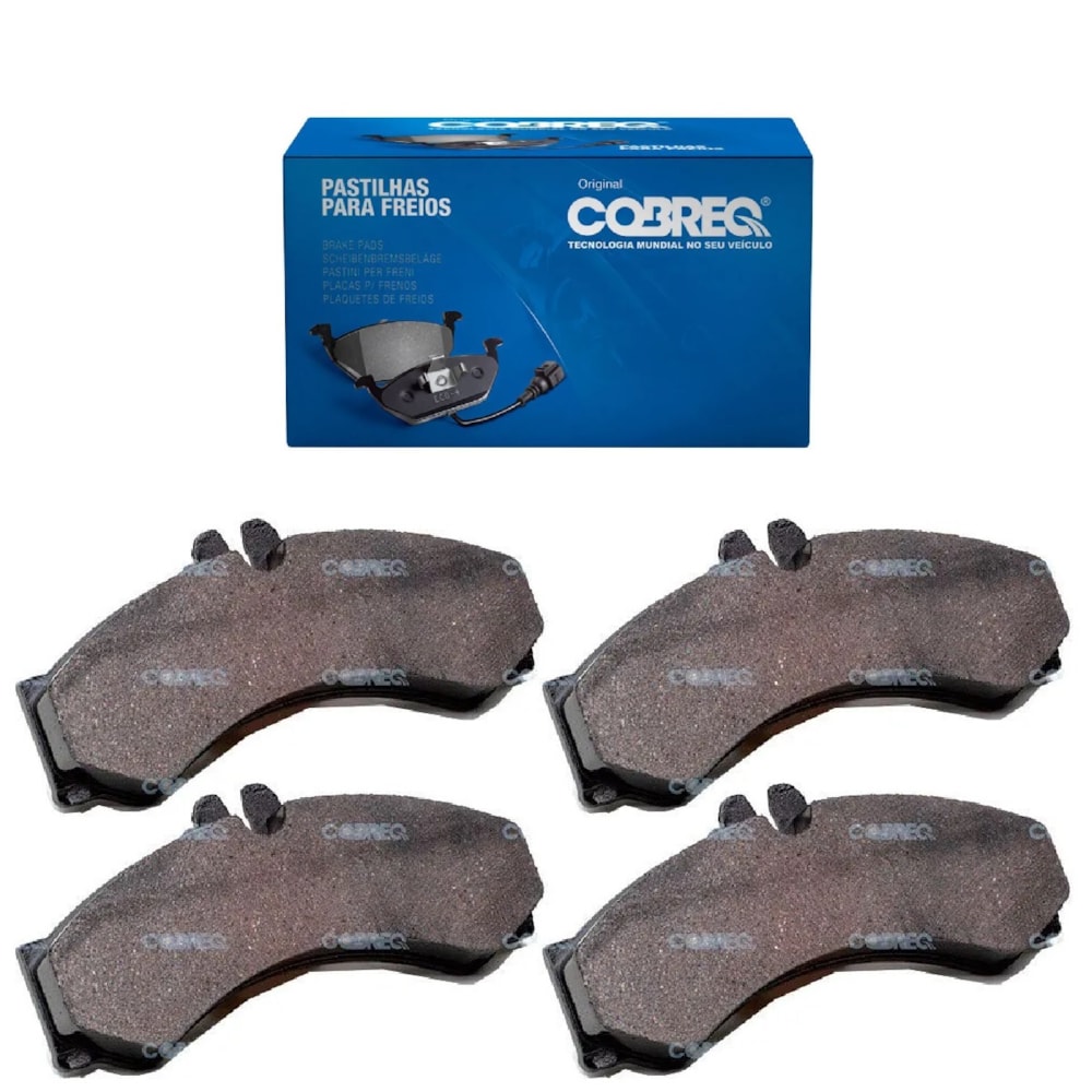 KIT 4 PASTILHA FREIO DIANTEIRO/TRASEIRO MERCEDESBENZ SPRINTER 310D/312D/ 00/01 / SPRINTER 311/313/314/316/413/ CDI 2002 - COBREQ KIT 4 PASTILHA FREIO DIANTEIRO/TRASEIRO MERCEDESBENZ SPRINTER 310D/312D/ 00/01 / SPRINTER 311/313/314/316/413/ CDI 2002 - COBREQ