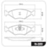 KIT 4 PASTILHA FREIO DIANTEIRO VW VOLKSWAGEN GOL 1.6/1.8 / GOL GERACAO IV 1.0 / PARATI / SAVEIRO / 2007 A 2009 - COBREQ KIT 4 PASTILHA FREIO DIANTEIRO VW VOLKSWAGEN GOL 1.6/1.8 / GOL GERACAO IV 1.0 / PARATI / SAVEIRO / 2007 A 2009 - COBREQ