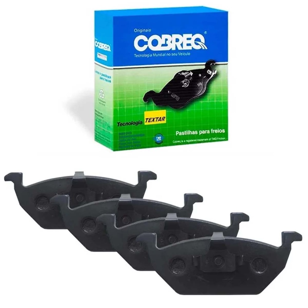 KIT 4 PASTILHA FREIO DIANTEIRO VW VOLKSWAGEN GOL G.VI 2013 / GOL G. VII 4P TRACK / GOL G. VII 4P TRENDLINE / 1.0 2017 - COBREQ KIT 4 PASTILHA FREIO DIANTEIRO VW VOLKSWAGEN GOL G.VI 2013 / GOL G. VII 4P TRACK / GOL G. VII 4P TRENDLINE / 1.0 2017 - COBREQ