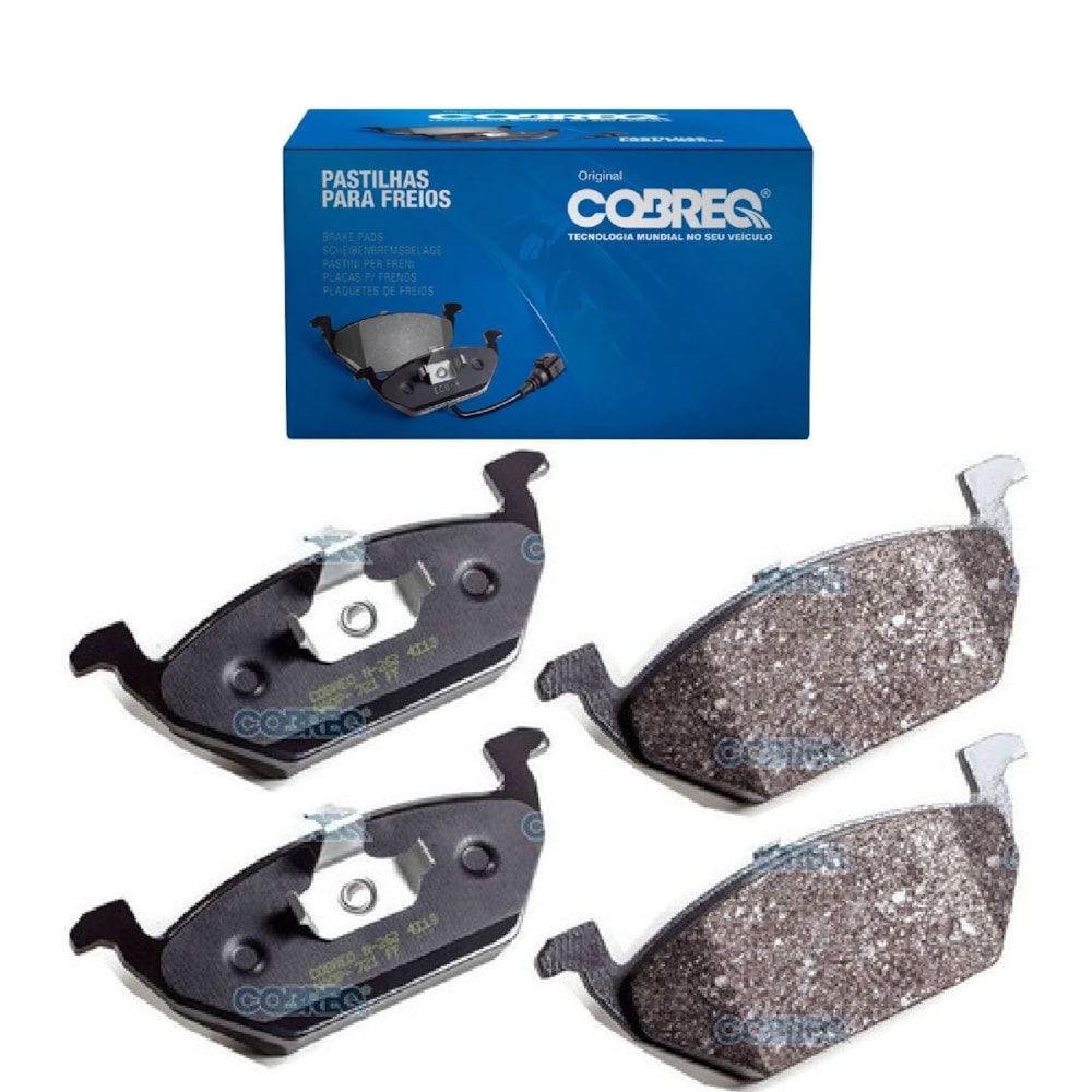 KIT 4 PASTILHA FREIO DIANTEIRO VW VOLKSWAGEN GOLF 1.6/2.0 04/07/JETTA IV 10/17 /POLO /FOX 1.0 16V 02/07 /UP 11 /VENTO 10 - COBREQ KIT 4 PASTILHA FREIO DIANTEIRO VW VOLKSWAGEN GOLF 1.6/2.0 04/07/JETTA IV 10/17 /POLO /FOX 1.0 16V 02/07 /UP 11 /VENTO 10 - COBREQ