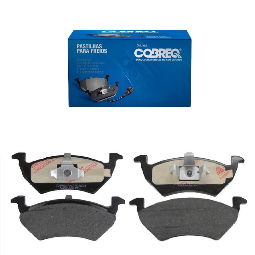 KIT 4 PASTILHA FREIO DIANTEIRO VW VOLKSWAGEN UP 1.0 MPI 2014 - COBREQ KIT 4 PASTILHA FREIO DIANTEIRO VW VOLKSWAGEN UP 1.0 MPI 2014 - COBREQ