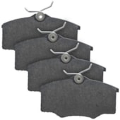 KIT 4 PASTILHA FREIO TRASEIRO AUDI A1 03/15 / A3 1.4 07/13 / A3 1.6 96/09 / A3 1.8 96/12 / A3 1.9 96/03 / VW VIRTUS 2018 - COBREQ