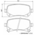 KIT 4 PASTILHA FREIO TRASEIRO CHRYSLER GRAN CARAVAN 2010 /DODGE JOURNEY 2.7 2008 FIAT FREEMONT EMOTION/PRECISION 2.4 11 - COBREQ