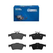 KIT 4 PASTILHA FREIO TRASEIRO CITROEN C5 2008 EM DIANTE /FORD FOCUS HATCH /SEDAN /2008 EM DIANTE /FOCUS POWER SHIFT 2014 - COBREQ