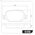 KIT 4 PASTILHA FREIO TRASEIRO FIAT 500 CULT/LOUNGE/SPORT/CABRIO/LOUNGE DUALOGIC/AIR 09 /BRAVO 11 /LINEA PUNTO 03/10 - COBREQ KIT 4 PASTILHA FREIO TRASEIRO FIAT 500 CULT/LOUNGE/SPORT/CABRIO/LOUNGE DUALOGIC/AIR 09 /BRAVO 11 /LINEA PUNTO 03/10 - COBREQ