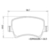 KIT 4 PASTILHA FREIO TRASEIRO FORD MONDEO IV 2007 A 2015 / LAND ROVER EVOQUE 2.2 / EVOQUE 2.0/2.2/D4 / 2006 A 2011 - COBREQ KIT 4 PASTILHA FREIO TRASEIRO FORD MONDEO IV 2007 A 2015 / LAND ROVER EVOQUE 2.2 / EVOQUE 2.0/2.2/D4 / 2006 A 2011 - COBREQ