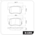 KIT 4 PASTILHA FREIO TRASEIRO HONDA ACCORD VIII 2.0 / CRV EXL/LX 2.0 2008 / CRV 2.0 / CRV 2.2 CTDI/VTEC 2002 A 2006 - COBREQ KIT 4 PASTILHA FREIO TRASEIRO HONDA ACCORD VIII 2.0 / CRV EXL/LX 2.0 2008 / CRV 2.0 / CRV 2.2 CTDI/VTEC 2002 A 2006 - COBREQ