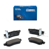 KIT 4 PASTILHA FREIO TRASEIRO HONDA CIVIC 1.3 / 1.5I DX 1991 A 1996 / CIVIC 1.6I 16V ES 92/96 / CIVIC 1.6I 16V ESI 92/95 - COBREQ