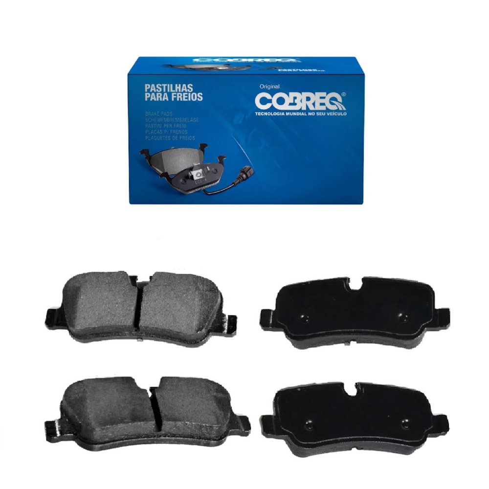 KIT 4 PASTILHA FREIO TRASEIRO LAND ROVER DISCOVERY III 4.4 4X4 2009 RANGE ROVER III 4.4 4X4 04/12 DISCOVERY III 2.7 2004 - COBREQ KIT 4 PASTILHA FREIO TRASEIRO LAND ROVER DISCOVERY III 4.4 4X4 2009 RANGE ROVER III 4.4 4X4 04/12 DISCOVERY III 2.7 2004 - COBREQ