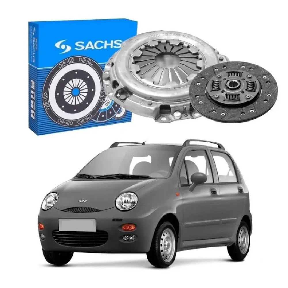 KIT EMBREAGEM CHERY QQ 1.1 2011 EM DIANTE  - SACHS KIT EMBREAGEM CHERY QQ 1.1 2011 EM DIANTE  - SACHS