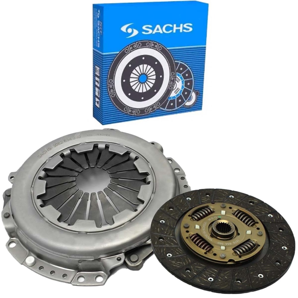 KIT EMBREAGEM TOYOTA COROLLA 1.6/1.8 1992 A 2008 / FIELDER 1.8 2004 A 2008  - SACHS KIT EMBREAGEM TOYOTA COROLLA 1.6/1.8 1992 A 2008 / FIELDER 1.8 2004 A 2008  - SACHS