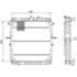 KIT MONTAGEM RADIADOR FORD ONIBUS B1618 / 1621 1996 A 1999 / VW VOLKSWAGEN ONIBUS 16180 URBANO 1996 A 1998 - VISCONDE/MODINE