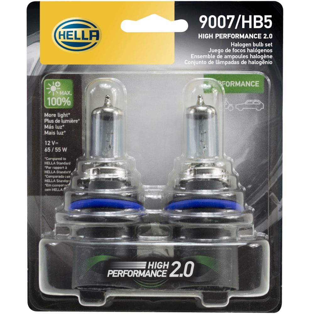 LAMPADA HALOGENA HB5 ALTA PERFORMACE 12V 65/55W HP 2.0 - HELLA LAMPADA HALOGENA HB5 ALTA PERFORMACE 12V 65/55W HP 2.0 - HELLA
