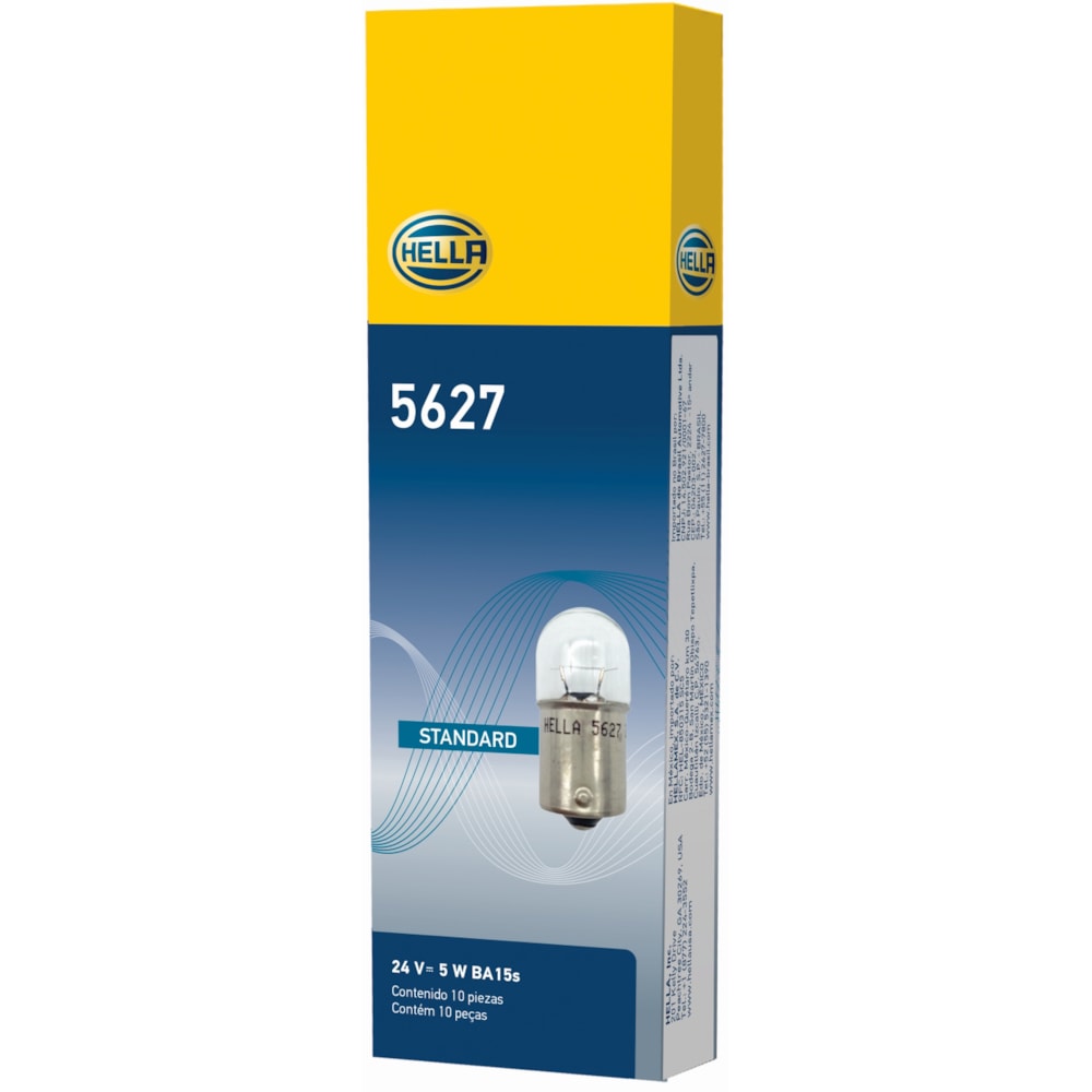 Hella Halogen-Bulb R5W Heavy Duty 24V 5W Quantity: 10 8GA