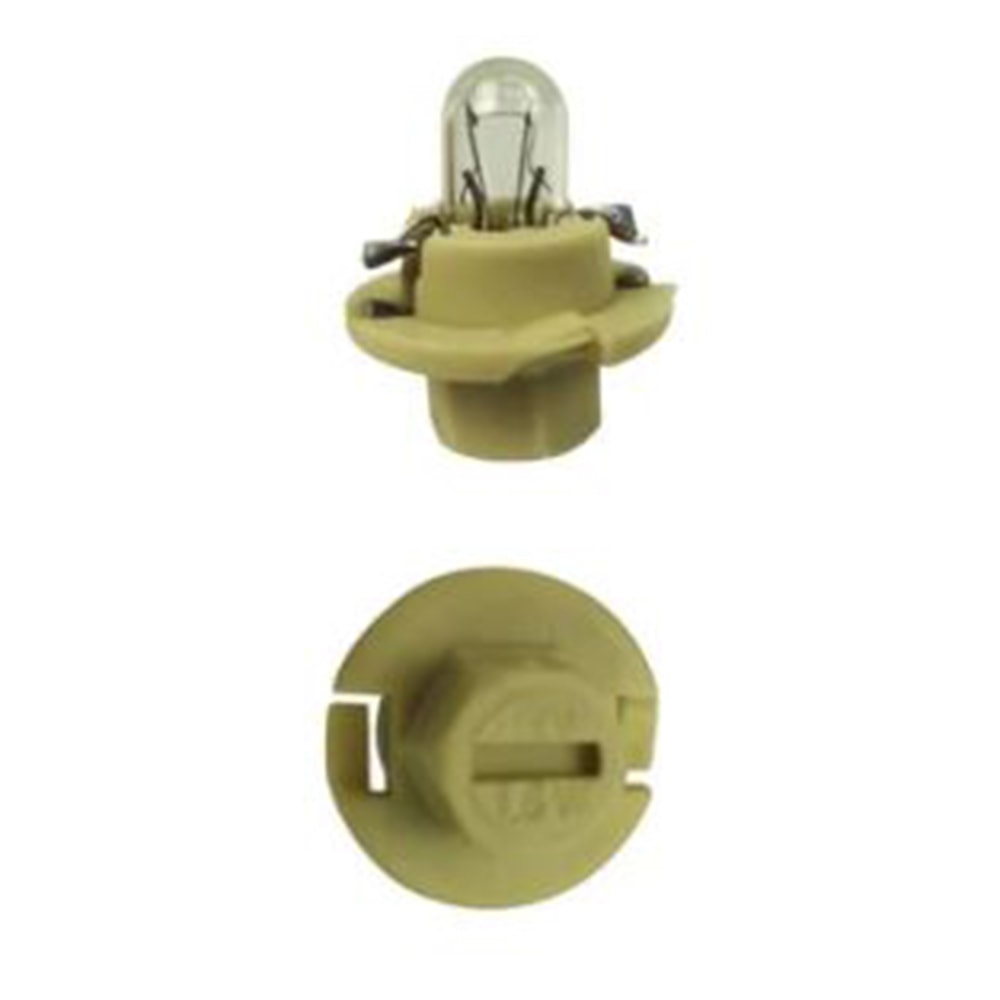 LAMPADA MINIATURA BASE PLASTICA BEGE 12V 1 / 5W BX8.4D - HELLA LAMPADA MINIATURA BASE PLASTICA BEGE 12V 1 / 5W BX8.4D - HELLA