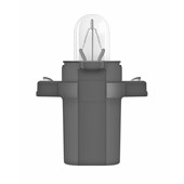 LAMPADA MINIATURA BASE PLASTICA PRETO 2721MF8 12V 1 / 2W B8.3D - PAINEL VW - HELLA