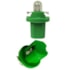 LAMPADA MINIATURA BASE PLASTICA VERDE 12V 2W B8.5D - HELLA LAMPADA MINIATURA BASE PLASTICA VERDE 12V 2W B8.5D - HELLA