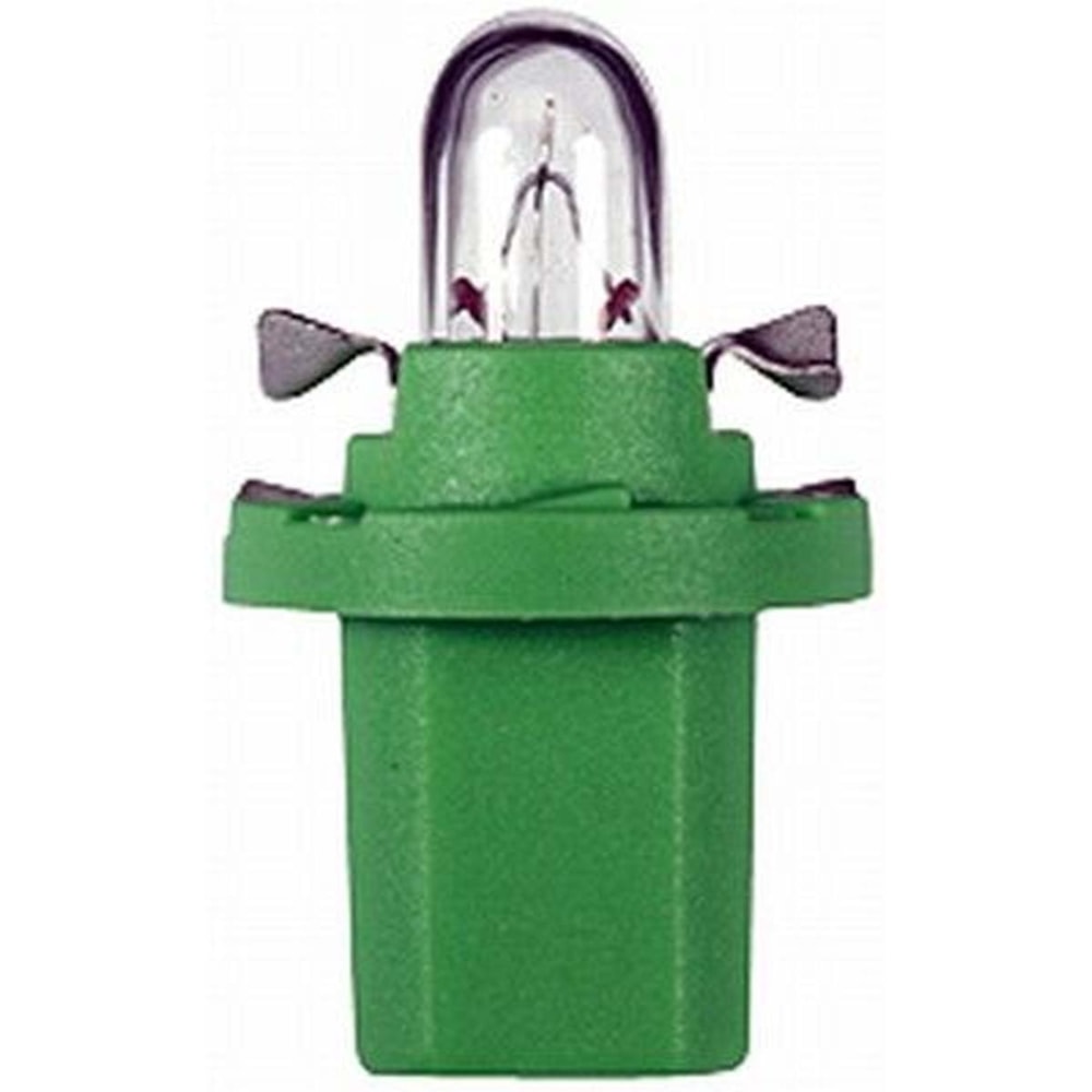 LAMPADA MINIATURA BASE PLASTICA VERDE CLARO 12V 2W BX8.5D - HELLA LAMPADA MINIATURA BASE PLASTICA VERDE CLARO 12V 2W BX8.5D - HELLA