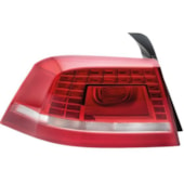 LANTERNA TRASEIRA HIBRIDA LED PARTE EXTERNA VW VOLKSWAGEN NOVO PASSAT 2010 EM DIANTE LADO DIREITO - HELLA