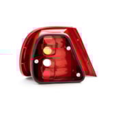 LANTERNA TRASEIRA LENTE CRISTAL CARCACA VERMELHA FIAT SIENA 2001 A 2003 LADO DIREITO - ARTEB