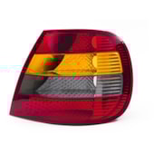 LANTERNA TRASEIRA LENTE FUME CARCACA VERMELHA FIAT SIENA 2001 A 2003 LADO DIREITO - ARTEB