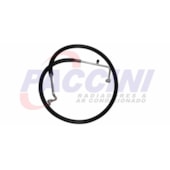 MANGUEIRA COMPRESSOR X CONDENSADOR VW VOLKSVAGEN WORKER EURO 5 13190 / 15190 / 17190 - COOLERTRUCK