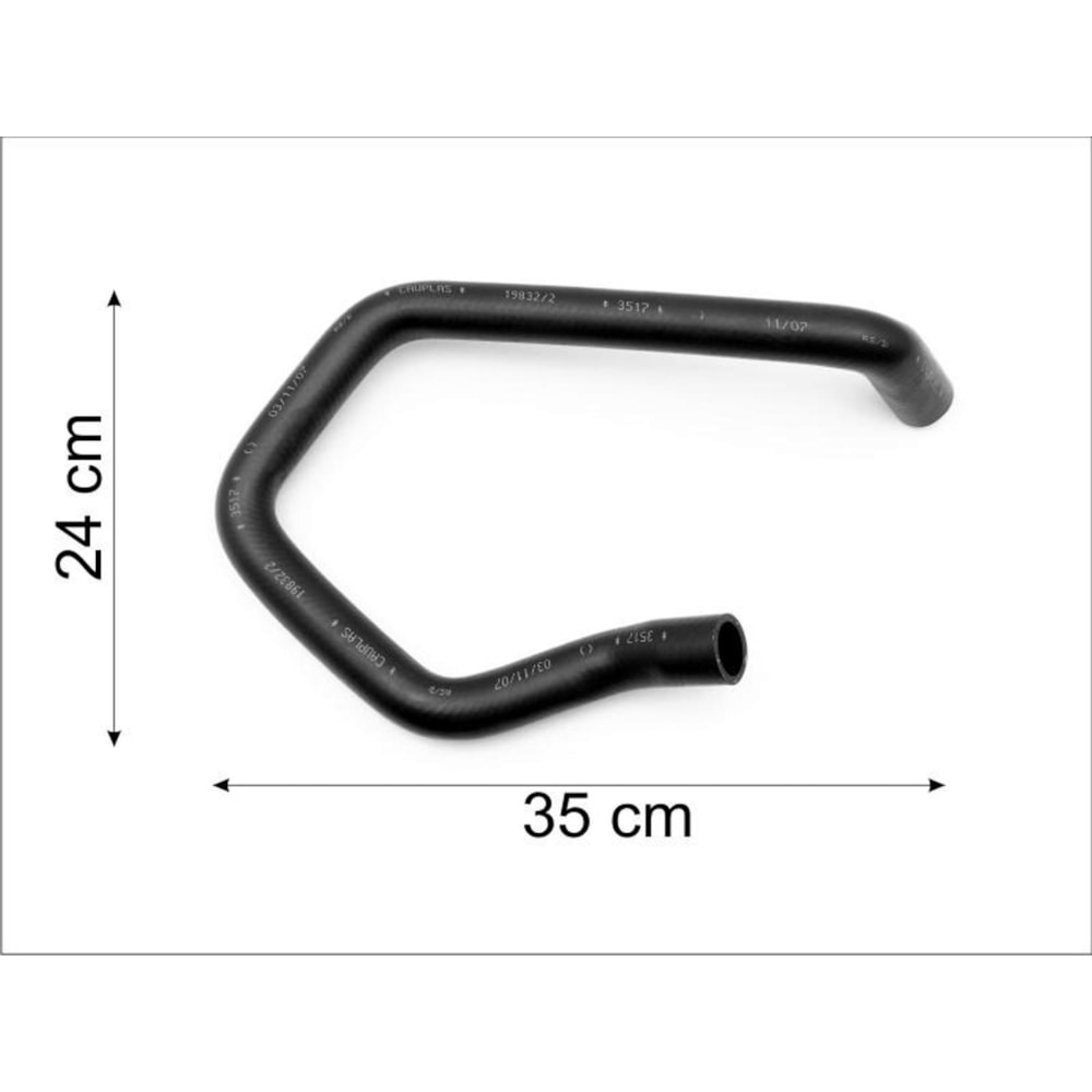 MANGUEIRA RADIADOR SUPERIOR FORD ECOSPORT / FIESTA 1 / FIESTA 2 - CAUPLAS