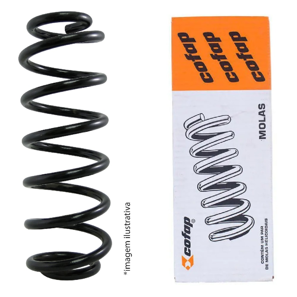 MOLA HELICOIDAL DIANTEIRA TOYOTA COROLLA / FIELDER 2002 A 2008 MECANICO - COFAP MOLA HELICOIDAL DIANTEIRA TOYOTA COROLLA / FIELDER 2002 A 2008 MECANICO - COFAP