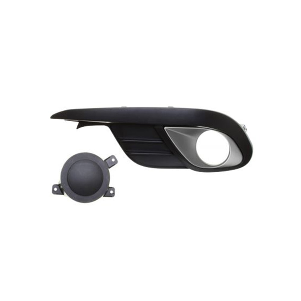 MOLDURA FAROL MILHA FIAT GRAND SIENA COR PRETA COM MILHA COM ARO PRATA LADO ESQUERDO - FIPPARTS MOLDURA FAROL MILHA FIAT GRAND SIENA COR PRETA COM MILHA COM ARO PRATA LADO ESQUERDO - FIPPARTS