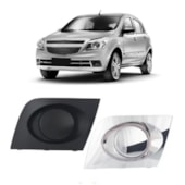 MOLDURA FAROL MILHA GM CHEVROLET AGILE CROMADA COM MILHA LADO DIREITO - FIPPARTS MOLDURA FAROL MILHA GM CHEVROLET AGILE CROMADA COM MILHA LADO DIREITO - FIPPARTS