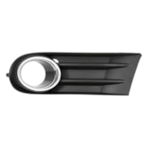 MOLDURA FAROL MILHA VW VOLKSWAGEN GOL G5 COR PRETA COM MILHA COM ARO CROMADO LADO DIREITO - FIPPARTS