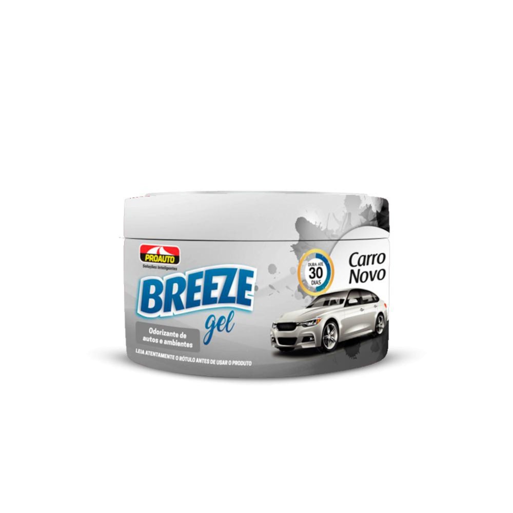 ODORIZADOR AUTOMOTIVO BREEZE GEL CARRO NOVO 60GR - PROAUTO ODORIZADOR AUTOMOTIVO BREEZE GEL CARRO NOVO 60GR - PROAUTO