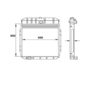 PAR DE CAIXA FORD F600 AVARENTAO / F11000 A 21000 PERKINS /  ANTERIOR A 1991 - NOBRE