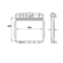PAR DE CAIXA FORD F600 AVARENTAO / F11000 A 21000 PERKINS /  ANTERIOR A 1991 - NOBRE