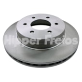 PAR DISCO FREIO DIANTEIRO DODGE DAKOTA TODOS / DURANGO / 1997 EM DIANTE - HIPPER FREIOS