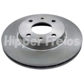 PAR DISCO FREIO DIANTEIRO FIAT UNO 1.4 TURBO I.E. 1990 A 1997 / 1.5/1.6 1987 A 1996 - HIPPER FREIOS