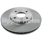 PAR DISCO FREIO DIANTEIRO FORD ECOSPORT 2.0 16V 2006 A 2011 AUTOMATICO - HIPPER FREIOS