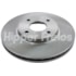 PAR DISCO FREIO DIANTEIRO FORD ECOSPORT 2.0 16V 2006 A 2011 AUTOMATICO - HIPPER FREIOS