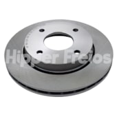 PAR DISCO FREIO DIANTEIRO FORD ESCORT 1993 A 1996 / ESCORT ZETEC 1.8 16V 1996 A 2004 / 1.6 2000 A 2004 - HIPPER FREIOS