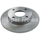 PAR DISCO FREIO DIANTEIRO FORD FIESTA 1.0 / 1.3 1996 A 2016 / KA 1.01997 A 2013  / 1.3 1997 A 2000 / COURIER 1.3 1997 > - HIPPER FREIOS