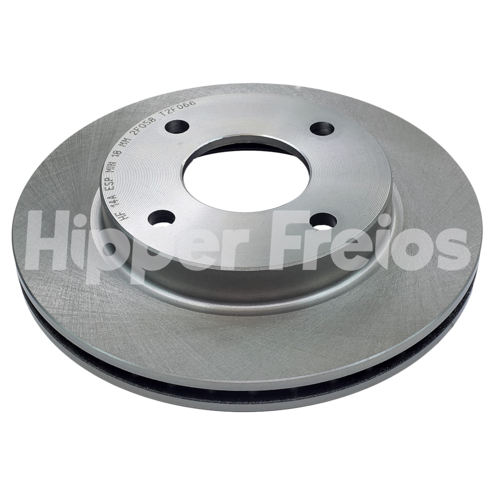 PAR DISCO FREIO DIANTEIRO FORD FIESTA 1.0 1997 A 2016 / 1.3 1997 A 2000 / 1.4 16V 1997 A 1999 - HIPPER FREIOS