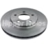 PAR DISCO FREIO DIANTEIRO FORD MUSTANG V6 4.0L 2005 EM DIANTE - HIPPER FREIOS