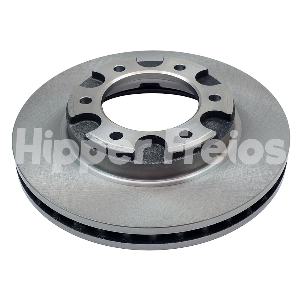 PAR DISCO FREIO DIANTEIRO GM CHEVROLET A10 / A20 / D10 / D20 / C10 / C14 / SILVERADO / 1986 A 1999 - HIPPER FREIOS