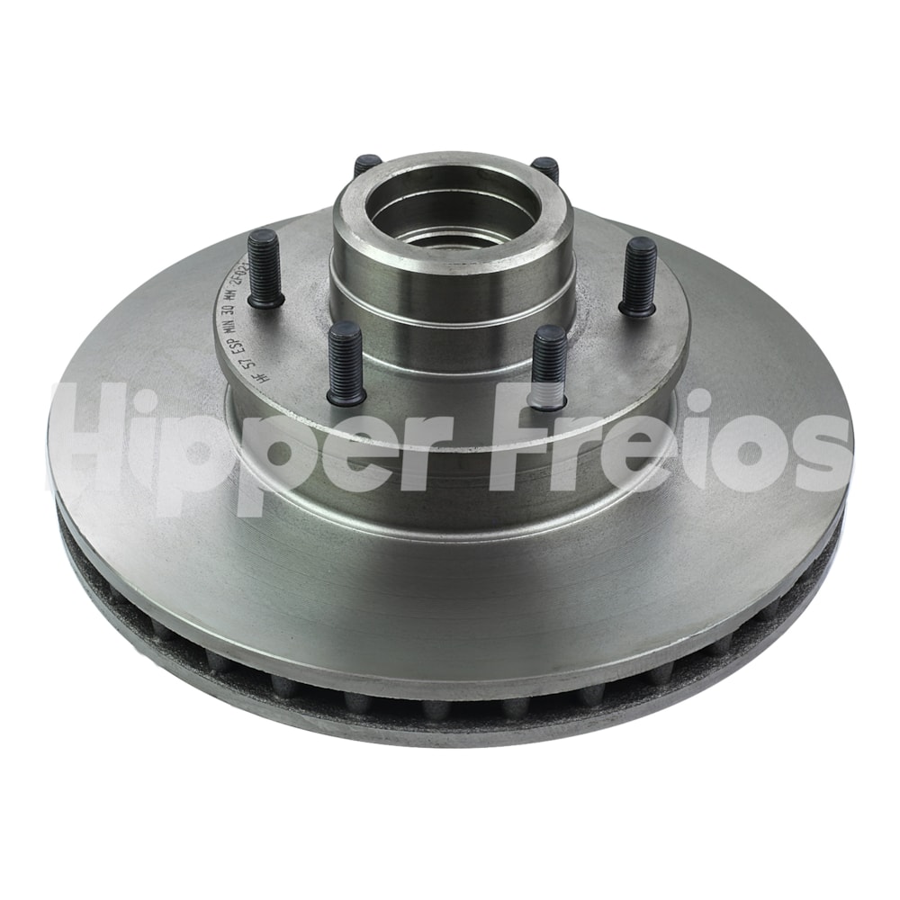 PAR DISCO FREIO DIANTEIRO GM CHEVROLET BONANZA / GRAND BLAZER / TODOS 1998 EM DIANTE / SILVERADO HD 1999 EM DIANTE - HIPPER FREIOS