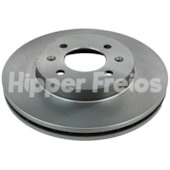 PAR DISCO FREIO DIANTEIRO HONDA CIVIC 1.7 CTDI COM ABS 2001 A 2006 - HIPPER FREIOS
